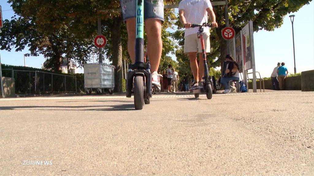 Elektro-Scooter sorgen für viele Leichtverletzte in Zürich