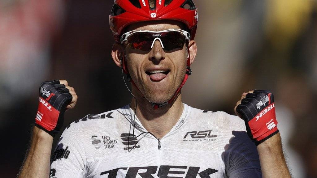 Gewinnt in Le Puy-en-Velay solo seine erste Tour-Etappe: der 30-jährige Niederländer Bauke Mollema vom Team Trek-Segafredo