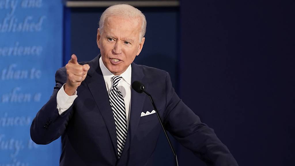 dpatopbilder - Joe Biden, Präsidentschaftskandidat der Demokraten, spricht während der ersten Präsidentschaftsdebatte. Foto: Morry Gash/AP Pool/dpa