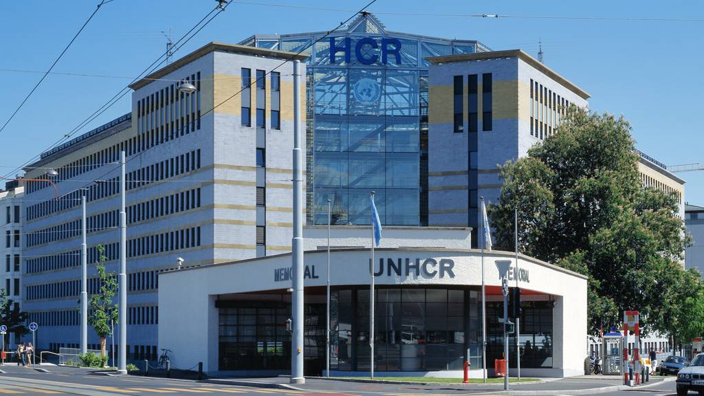 Das UNHCR-Gebäude in Genf