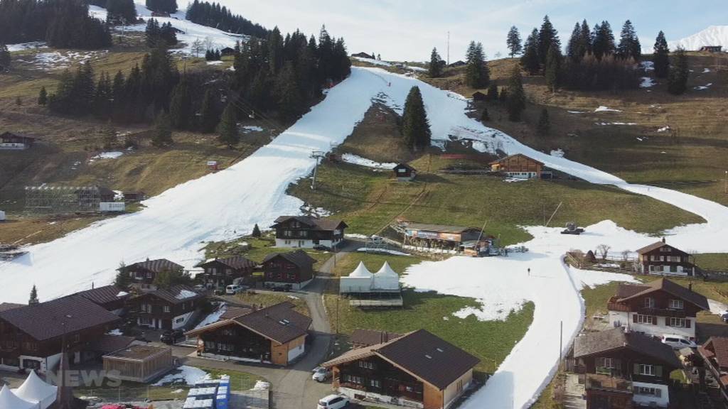 Rennpiste am Chuenisbärgli parat