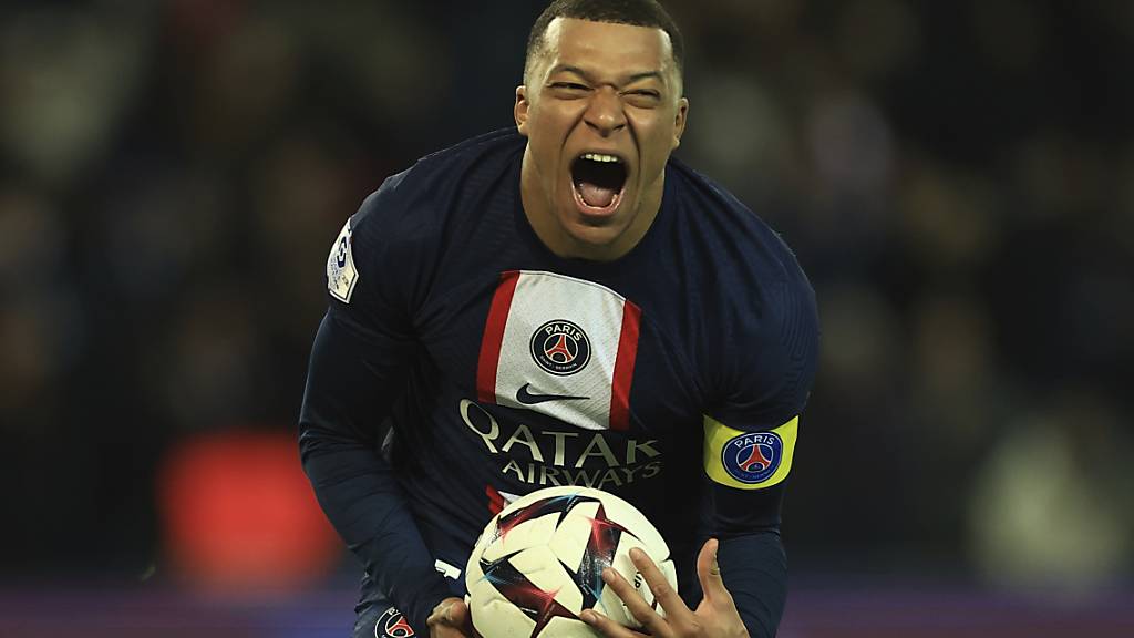Wie lange noch? Kylian Mbappé jubelt im Trikot von Paris Saint-Germain, doch das Tischtuch zwischen Verein und Spieler scheint unwiederbringlich zerschnitten
