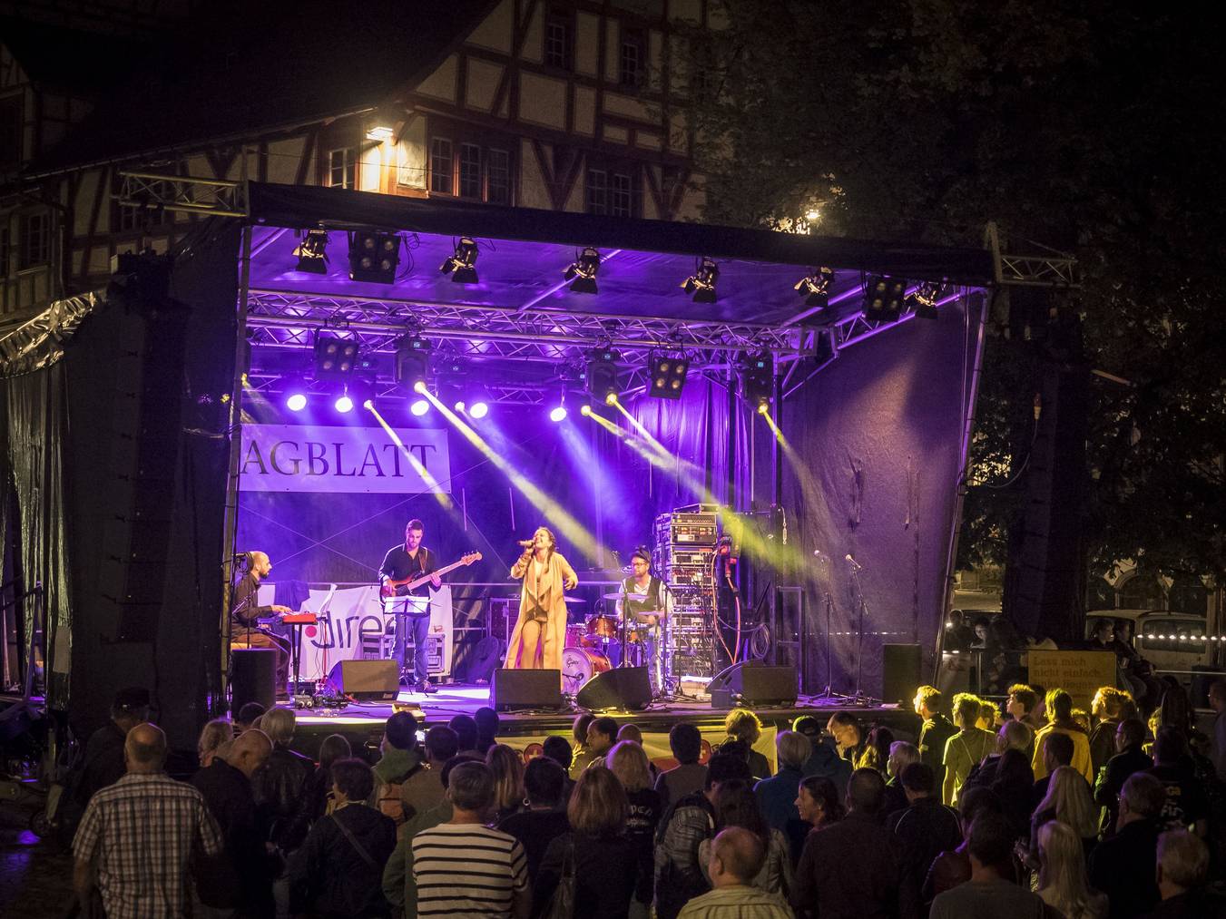 Viele kleinere Bands treten am St.Gallerfest auf. (Bild: Tagblatt/Hanspeter Schiess)