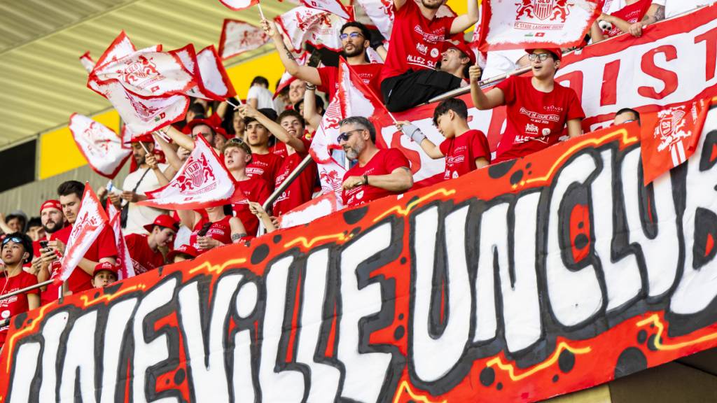 Die Fans von Stade Lausanne-Ouchy haben im Moment viel zu feiern