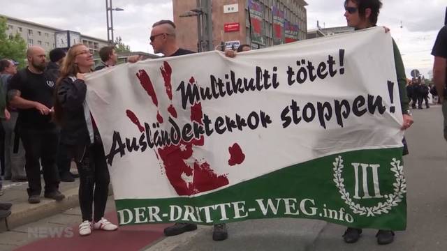 Demonstration in Chemnitz eskaliert erneut