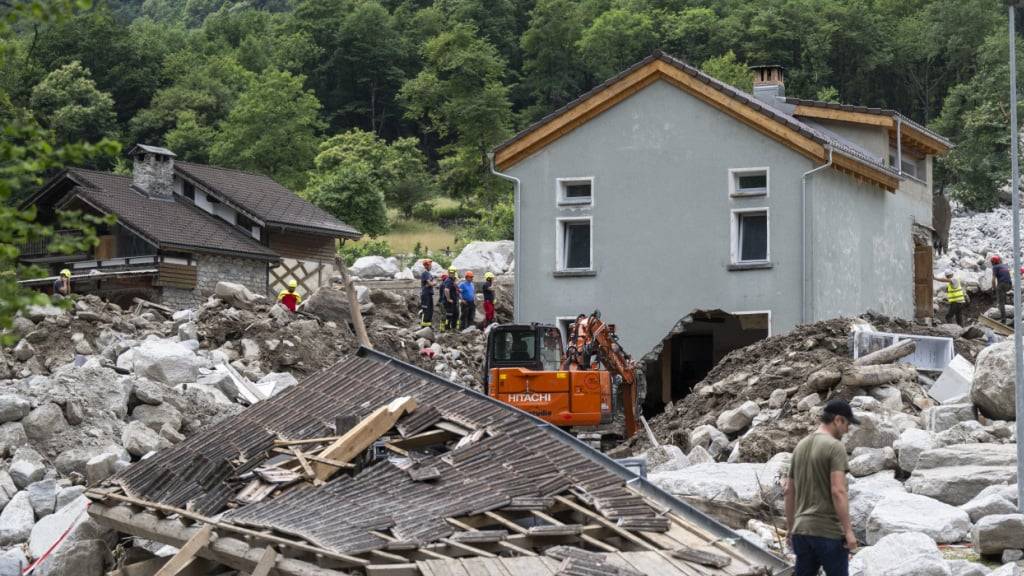 Von grossen Unwetterschäden wurde im Juni 2024 das Misox in Graubünden heimgesucht. (Archivbild)