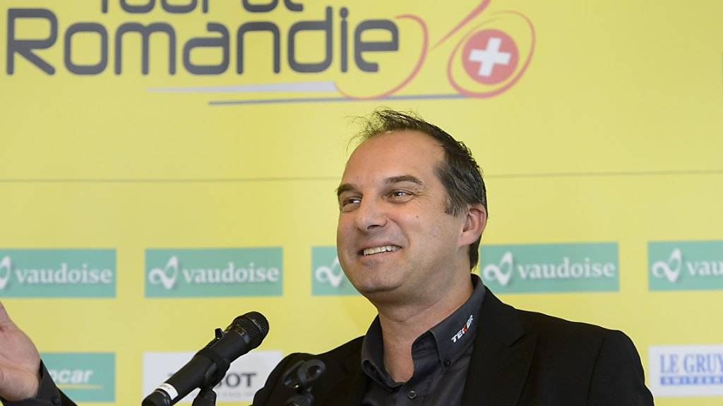 Direktor Richard Chassot stellt die Etappenorte der nächstjährigen Tour de Romandie vor