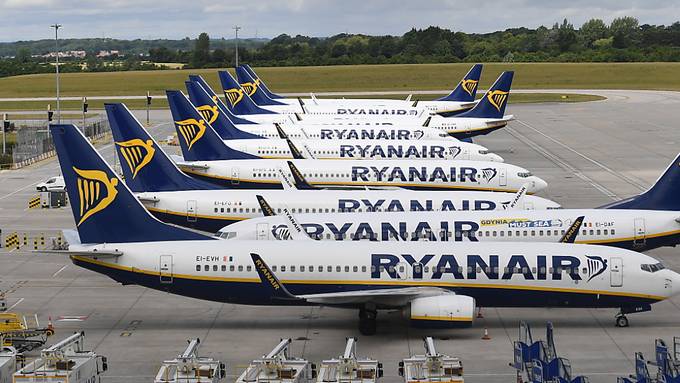Ryanair hofft auf bis zu 70 Prozent des normalen Sommer-Verkehrs