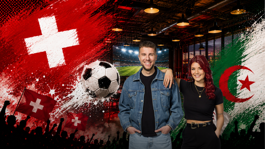 Morgenshow live aus dem Public Viewing