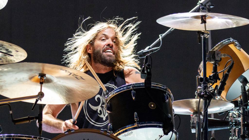 Taylor Hawkins, Schlagzeuger der Foo Fighters, spielt am 19. Mai 2019 mit seiner Band während des Sonic Temple Music Festivals in Columbus, Ohio. Foto: Dan Deslover/RMV via ZUMA Press/dpa