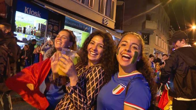 Nach Final-Einzug: So wild feierten die Italien-Fans an der Langstrasse