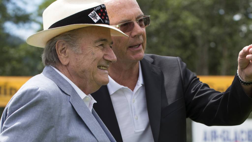 Franz Beckenbauer und Sepp Blatter bei einem ihrer vielen Treffen in den letzten Jahrzehnten