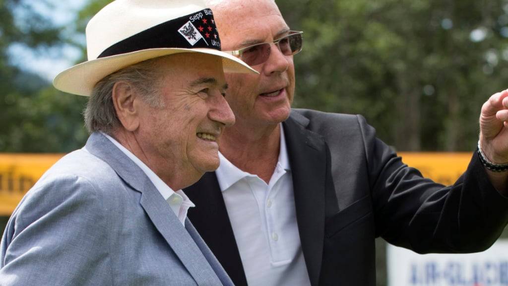 Franz Beckenbauer und Sepp Blatter bei einem ihrer vielen Treffen in den letzten Jahrzehnten