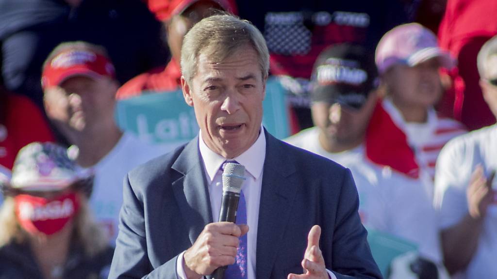 Nigel Farage will seine Brexit-Partei in eine Anti-Lockdown-Partei um krempeln. (Archivbild)