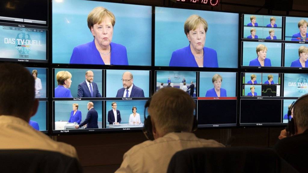 Das einzige TV-Duell zwischen Merkel und Schulz vor der Bundestagswahl in Deutschland bot nicht viel Spektakuläres. Die Kanzlerin wehrte die Attacken ihres Herausforderers meist ab, erste Umfragen sahen sie gar als Siegerin des verbalen Zweikampfs.