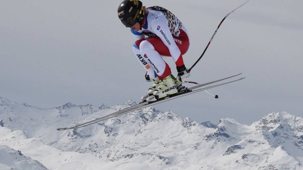 Für Lara Gut geht es heute in Cortina d'Ampezzo um Weltcup-Punkte.