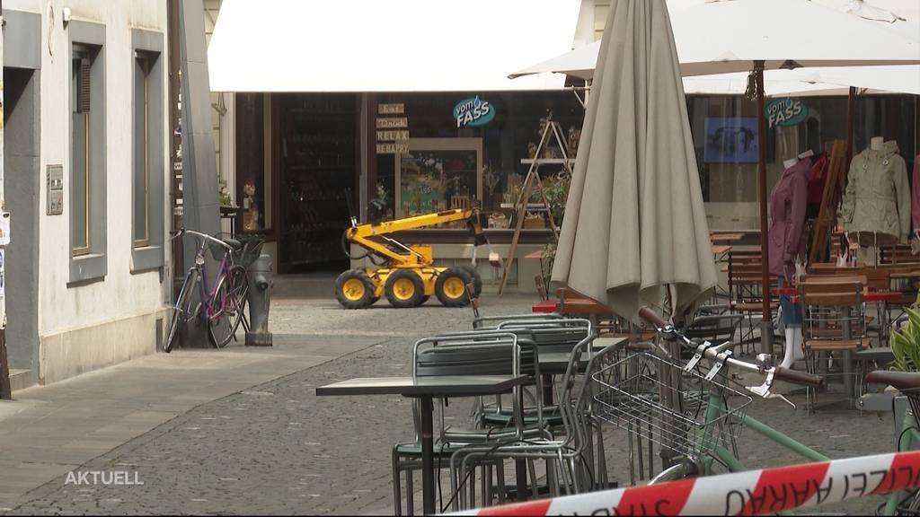 Evakuation in Aarau wegen eines verdächtigen Pakets