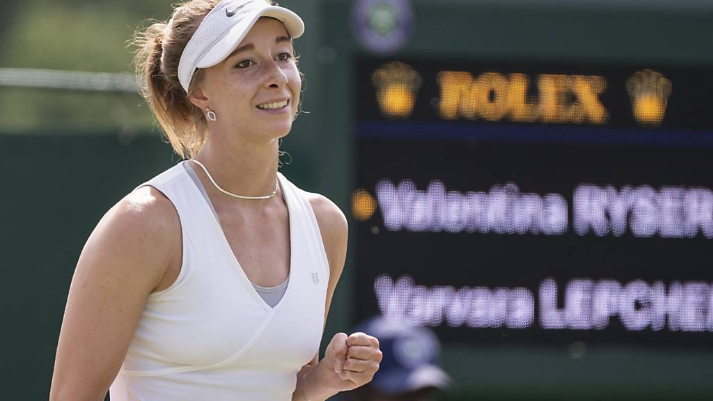 Grosse Erleichterung: Valentina Ryser erkämpfte sich in drei Sätzen das Recht, in der letzten Runde um die Qualifikation für das Hauptfeld von Wimbledon zu spielen