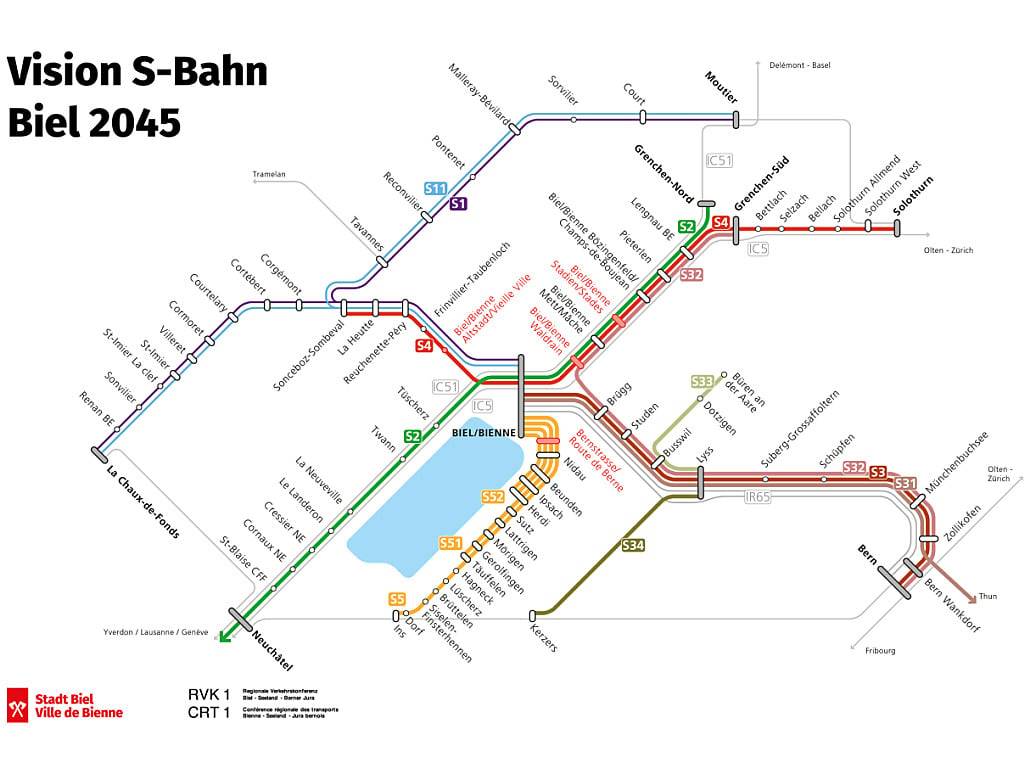 So könnte das S-Bahn-Netz künftig aussehen.