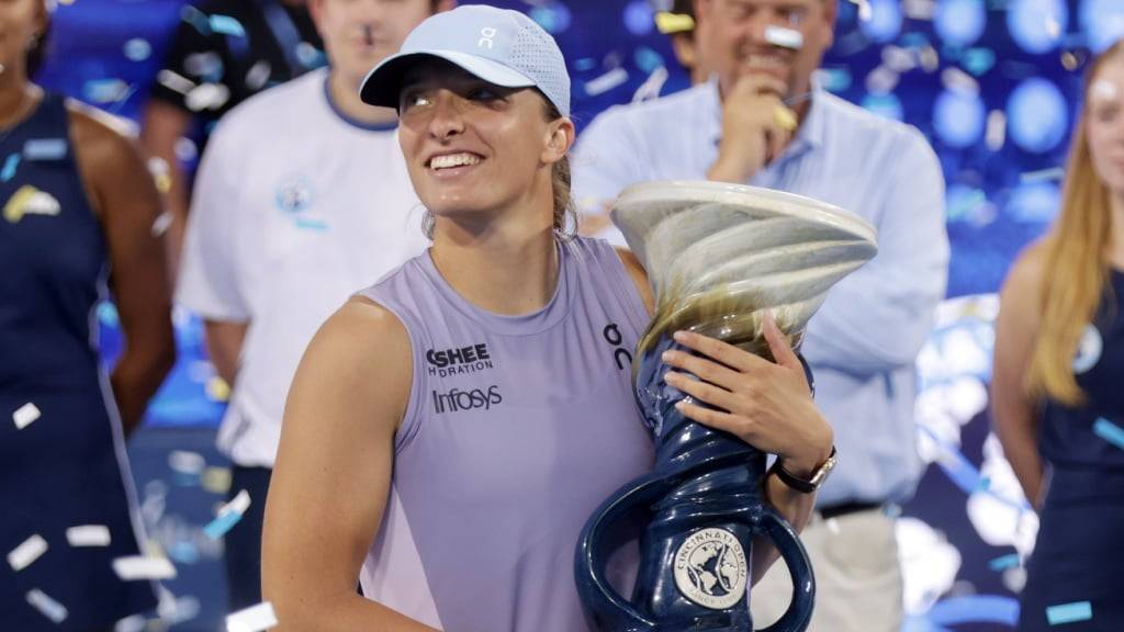 Iga Swiatek kommt eine knappe Woche vor dem Start des US Opens zu einer weiteren bedeutenden Trophäe