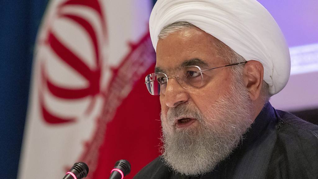 ARCHIV - Der frühere Präsident des Irans Hassan Ruhani plant seine Rückkehr in die Politik. Foto: Mary Altaffer/AP/dpa