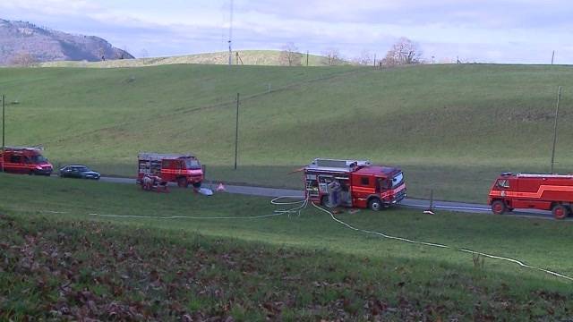 Waldbrand auf der Froburg