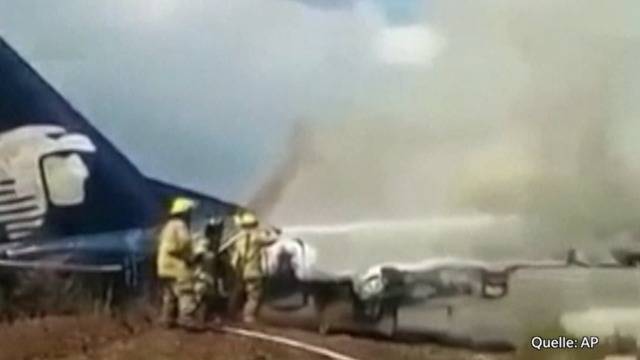 Glück im Unglück beim Flugzeugabsturz in Mexiko