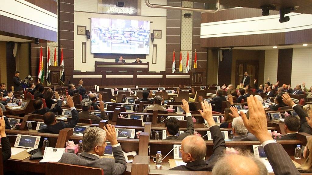 Das Regionalparlament in Erbil.