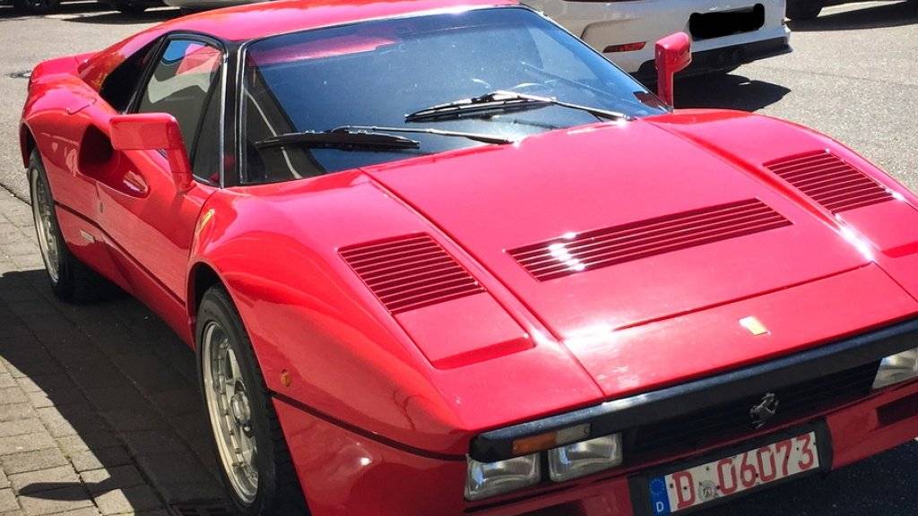 Der Wert des Ferrari 288 GTO, Baujahr 1985, wird auf mehr als zwei Millionen Euro geschätzt. (Archivbild)