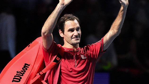 Roger Federer an den Swiss Indoors im Final