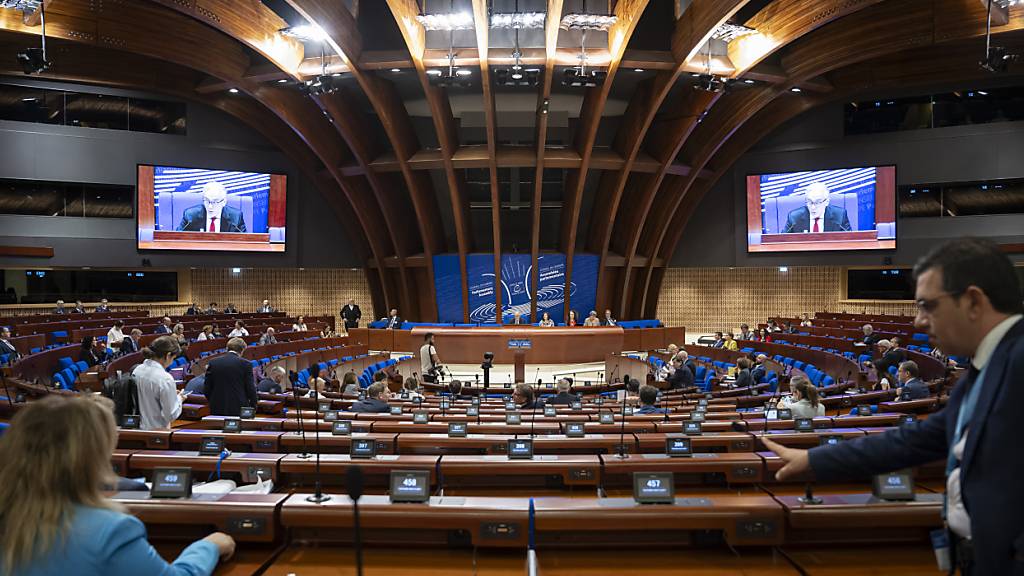 Die Parlamentarische Versammlung des Europarats wird am Nachmittag nochmals wählen müssen. (KEYSTONE/Anthony Anex)