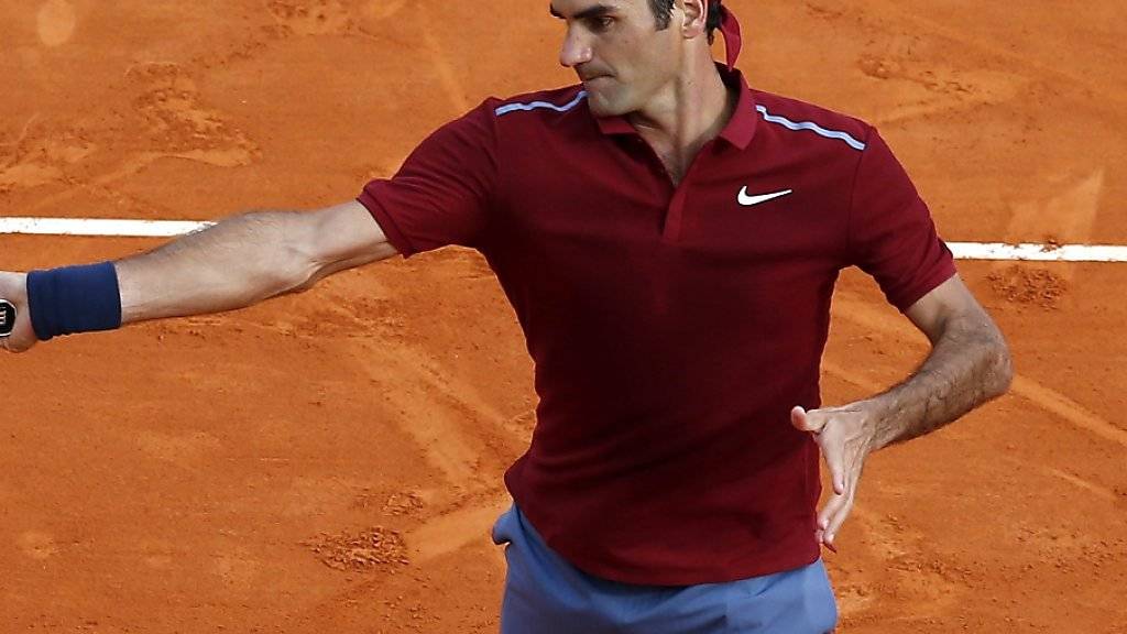 Roger Federer zeigt in diesen Wochen seine Kunst auf Sand