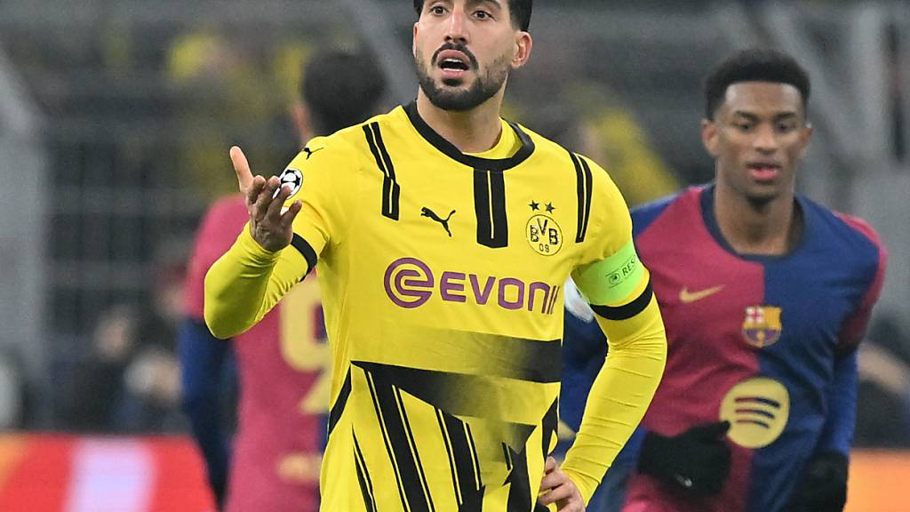 Auf Dortmunds Captain Emre Can und seine Kollegen wartet eine schwierige Aufgabe: das Auswärtsspiel in Barcelona