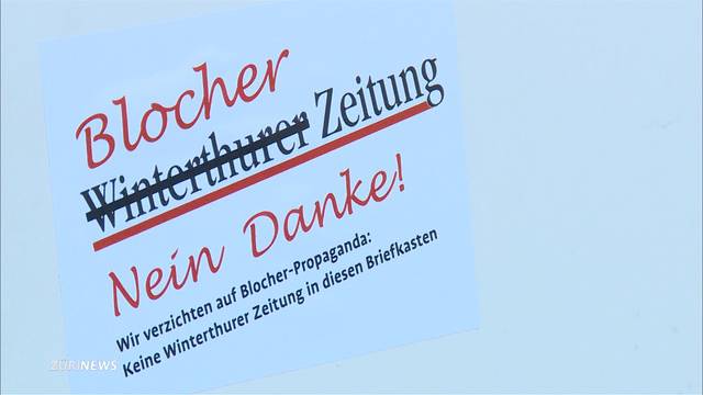 „Blocher Zeitung, nein Danke“