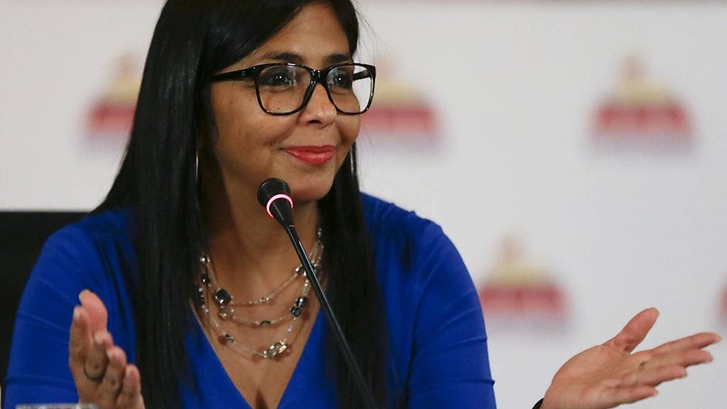 Delcy Rodríguez ist die neue Vize-Präsidentin von Venezuela.