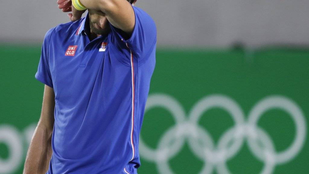 Novak Djokovic muss die Enttäuschung von Rio verarbeiten