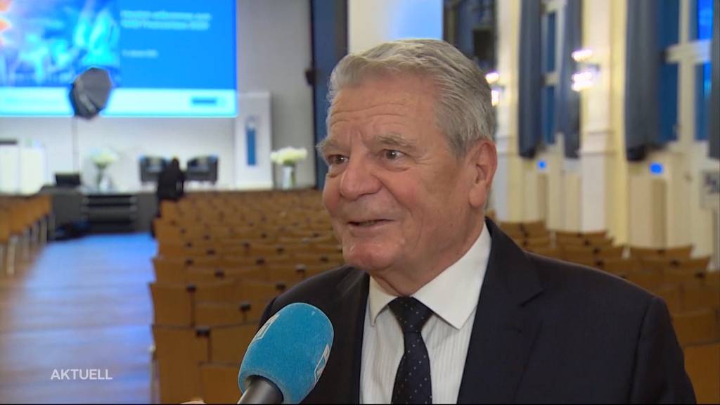 Joachim Gauck besucht Aarau