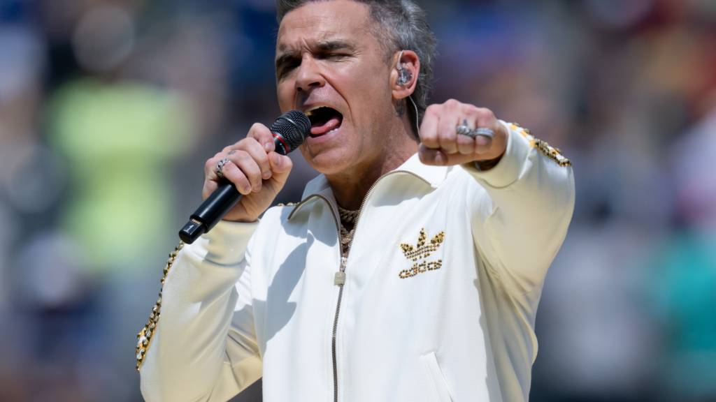 ARCHIV - Robbie Williams bei einem Auftritt in den USA. Foto: Sven Hoppe/dpa/Archivbild