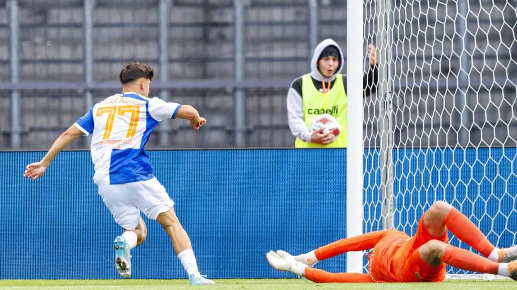 Filipe de Carvalho bringt den FC Basel mit dem Führungstreffer für die Grasshoppers auch in der Meisterschaft in Schieflage