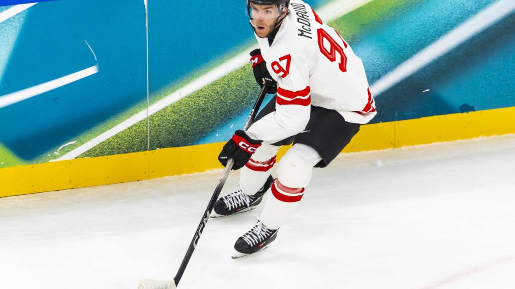 Connor McDavid punktete schon im ersten Spiel der Kanadier fleissig