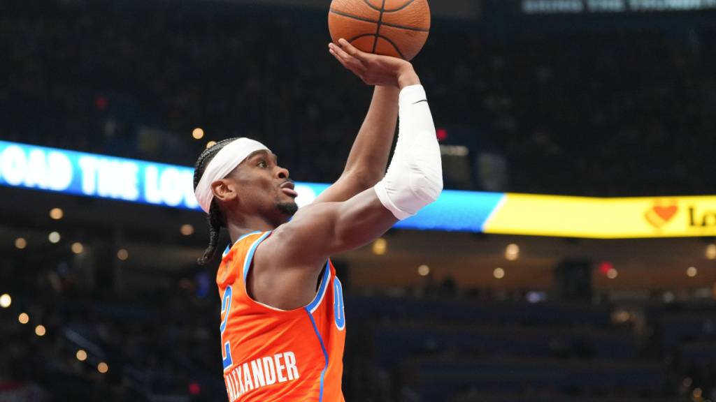 Oklahoma City Thunder und ihr Guard Shai Gilgeous-Alexander (Bild) lassen sich derzeit in der NBA nicht aufhalten