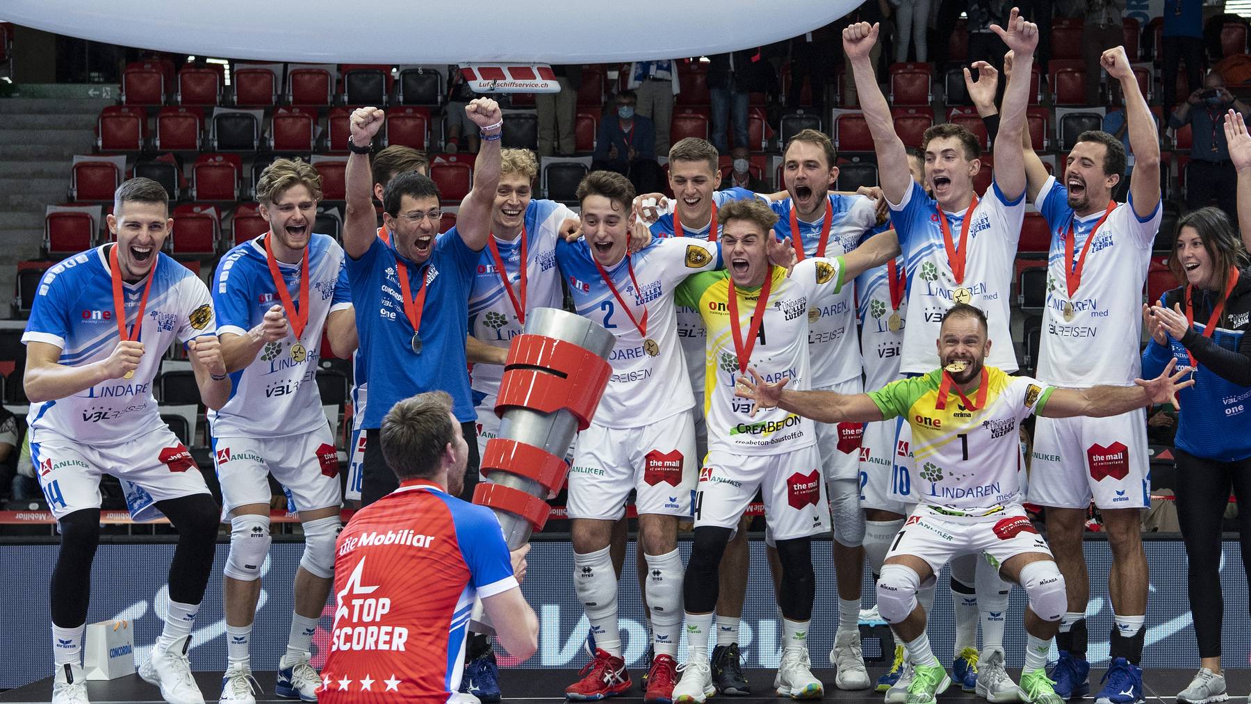2020 konnte Volley Luzern noch den Sieg im Supercup feiern.
