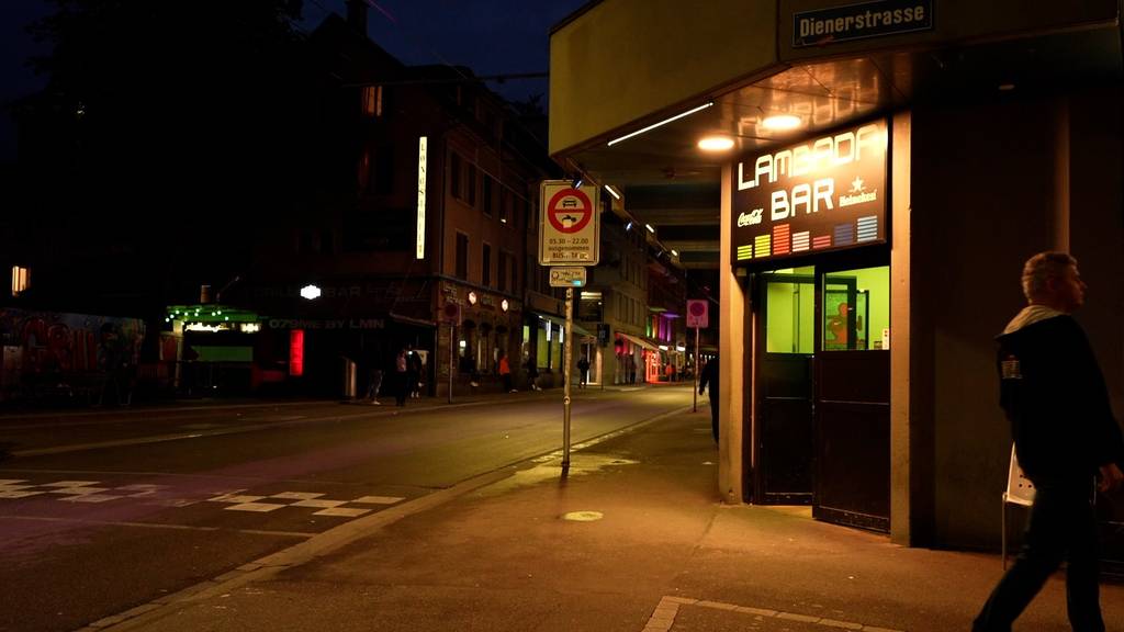 Gähnende Leere an der Zürcher Langstrasse nach England-Sieg