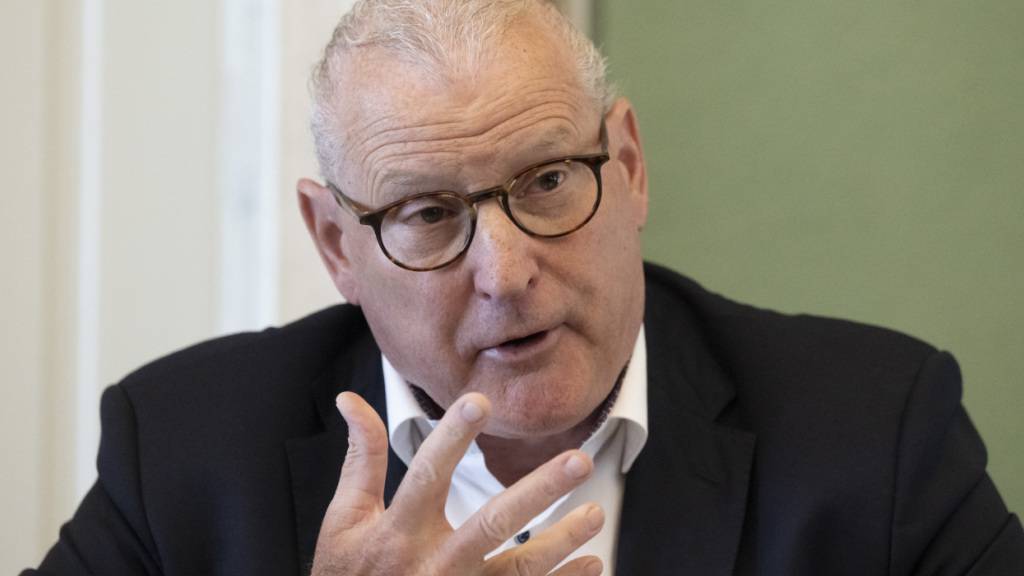 Der Zuger Regierungsrat Heinz Tännler (SVP) ist einer der Väter des neuen Forschungsinstituts. (Archivaufnahme)