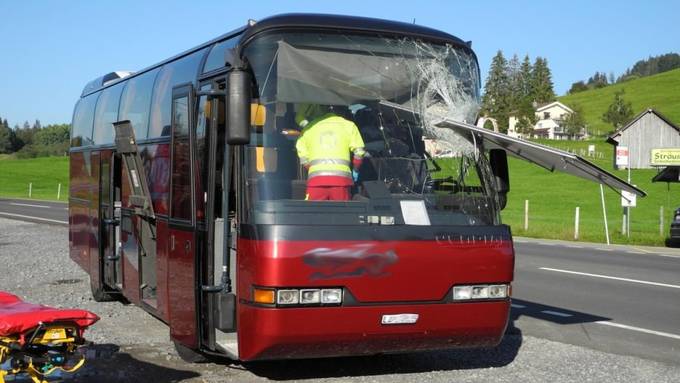 Acht Verletzte bei Unfall in Schwyz