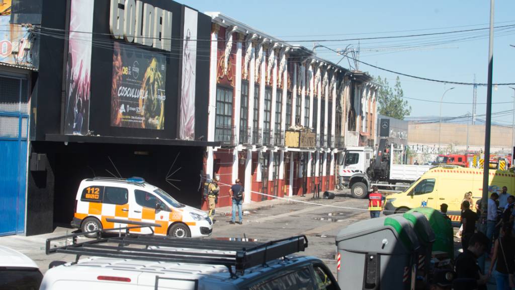 Bei einem Brand in drei Diskotheken in Murcia im Südosten Spaniens kamen mehrere Menschen ums Leben. Foto: Javi Carrión/EUROPA PRESS/dpa