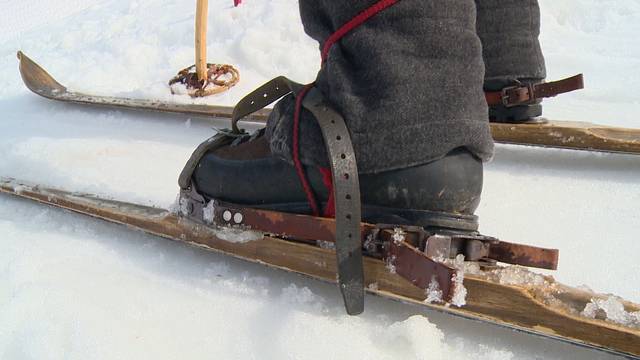 Ski-Rennen wie zu Grossvaters Zeiten