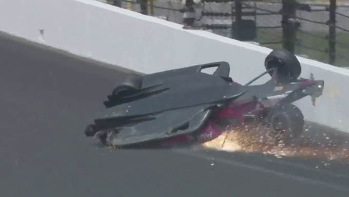 Mit über 250 km/h: So heftig war der Horror-Crash beim Indianapolis 500