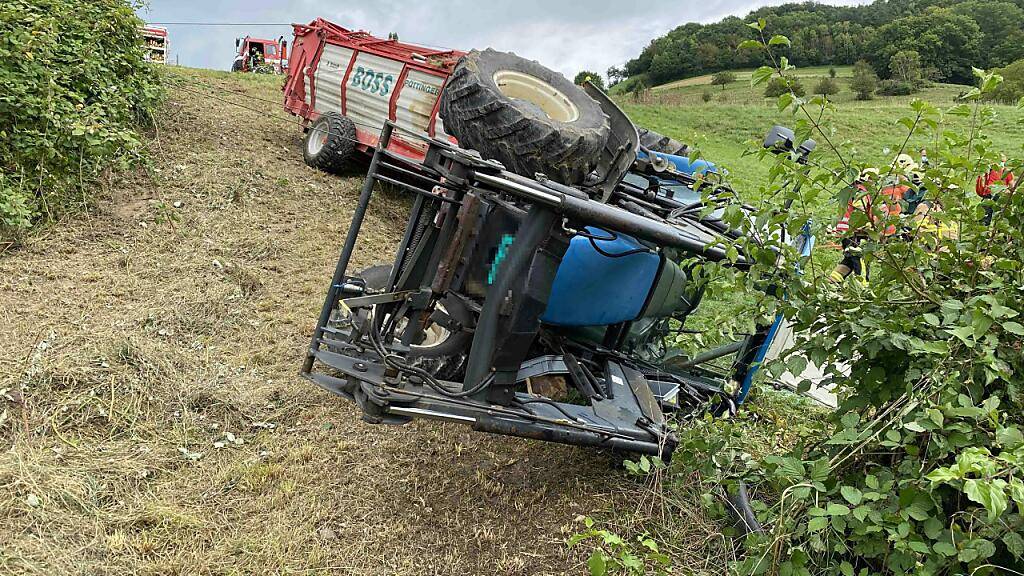 Kind bei Traktorunfall in Laufenburg AG verletzt