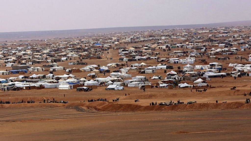 In dem Lager Rukban in der Wüste an der Grenze zu Jordanien leben mehr als 50'000 Flüchtlinge des syrischen Bürgerkriegs. (Archivbild)